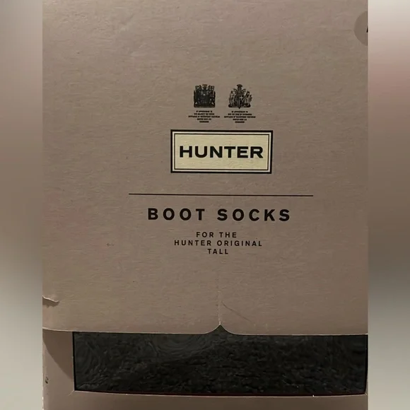 Hunter Black Cable Boot Socks - Picture 3 of 3